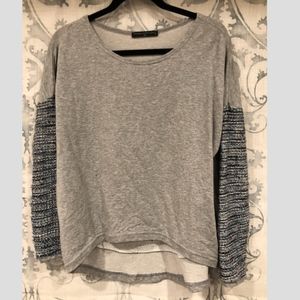 Generation Love Embroider Sleeve Pullover Sweater